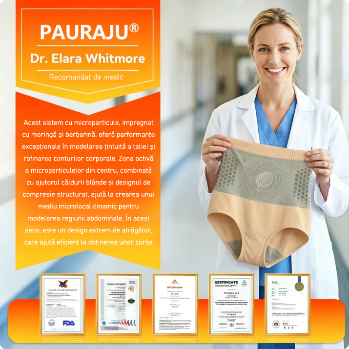 Magazin oficial al mărcii | ✅🛡️ 𝐏𝐀𝐔𝐑𝐀𝐉𝐔® 𝟐𝟎𝟐𝟔 Moringa & Berberină 4-în-1, pantaloni scurți modelatori și pentru arderea grăsimii cu micro-particule.